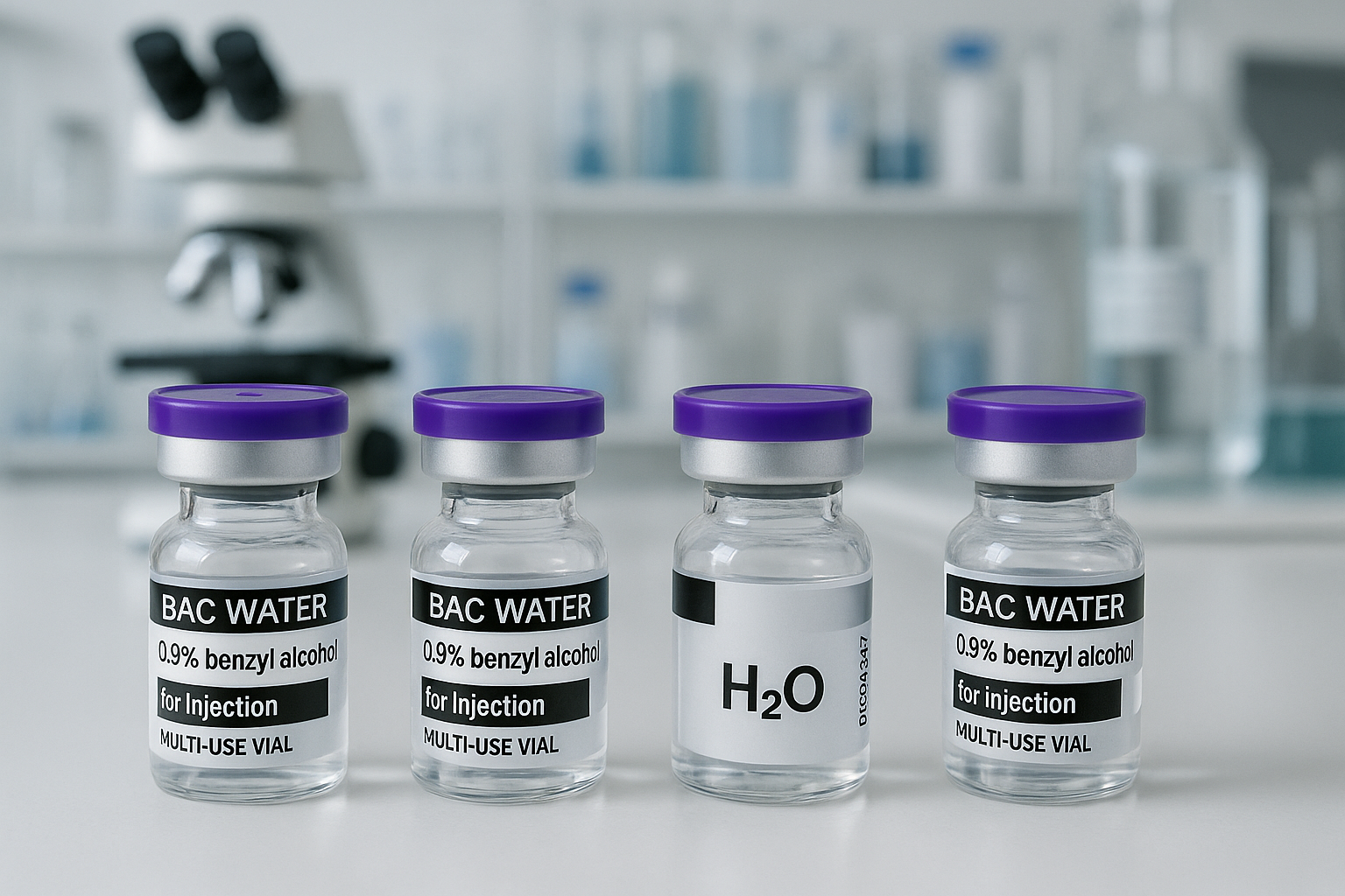 Bac Lab Bacteriostatic Water Labels | 10 Pack of Custom BAC Water Labels | Via ...